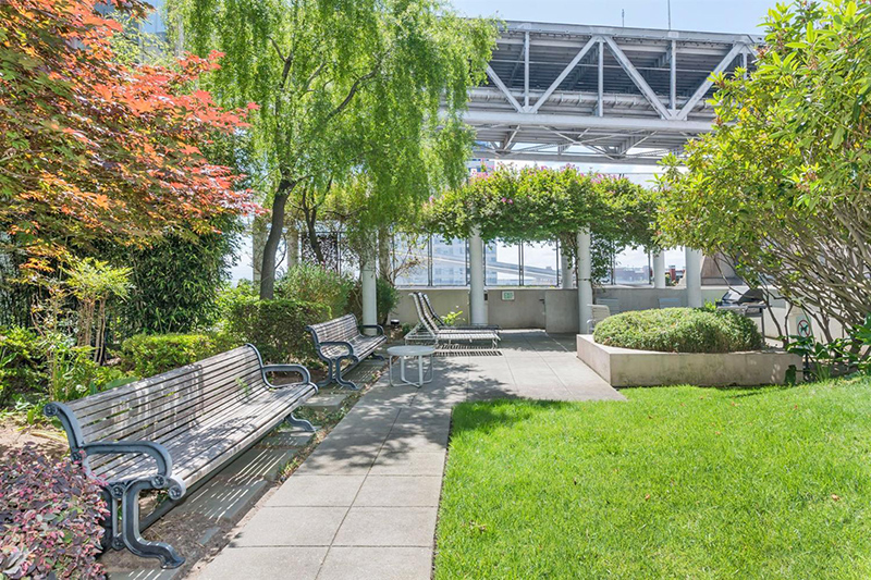 garden bbq area